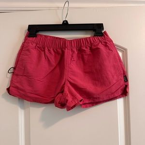 Patagonia, hot pink, athletic shorts